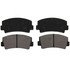 ZX76 by WAGNER - QuickStop Semi-Metallic Disc Brake Pad Set