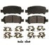 ZX770 by WAGNER - QuickStop Semi-Metallic Disc Brake Pad Set