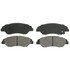 ZX774 by WAGNER - QuickStop Semi-Metallic Disc Brake Pad Set