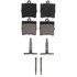 ZX779 by WAGNER - QuickStop Semi-Metallic Disc Brake Pad Set