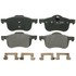 ZX794 by WAGNER - QuickStop Semi-Metallic Disc Brake Pad Set