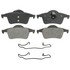 ZX795 by WAGNER - QuickStop Semi-Metallic Disc Brake Pad Set