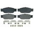 ZX805 by WAGNER - QuickStop Semi-Metallic Disc Brake Pad Set