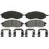 ZX830A by WAGNER - QuickStop Semi-Metallic Disc Brake Pad Set