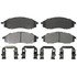 ZX830 by WAGNER - QuickStop Semi-Metallic Disc Brake Pad Set