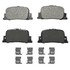 ZX835 by WAGNER - QuickStop Semi-Metallic Disc Brake Pad Set