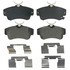 ZX841 by WAGNER - QuickStop Semi-Metallic Disc Brake Pad Set