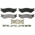 ZX842 by WAGNER - QuickStop Semi-Metallic Disc Brake Pad Set