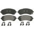 ZX844 by WAGNER - QuickStop Semi-Metallic Disc Brake Pad Set