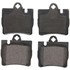 ZX848 by WAGNER - QuickStop Semi-Metallic Disc Brake Pad Set