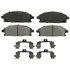 ZX855 by WAGNER - QuickStop Semi-Metallic Disc Brake Pad Set