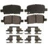 ZX865 by WAGNER - QuickStop Semi-Metallic Disc Brake Pad Set