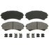 ZX867A by WAGNER - QuickStop Semi-Metallic Disc Brake Pad Set