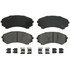 ZX867 by WAGNER - QuickStop Semi-Metallic Disc Brake Pad Set