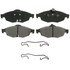 ZX869 by WAGNER - QuickStop Semi-Metallic Disc Brake Pad Set