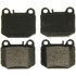 ZX874 by WAGNER - QuickStop Semi-Metallic Disc Brake Pad Set