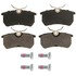 ZX886 by WAGNER - QuickStop Semi-Metallic Disc Brake Pad Set