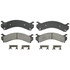 ZX909 by WAGNER - QuickStop Semi-Metallic Disc Brake Pad Set