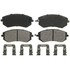 ZX929 by WAGNER - QuickStop Semi-Metallic Disc Brake Pad Set