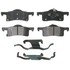 ZX935 by WAGNER - QuickStop Semi-Metallic Disc Brake Pad Set