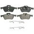 ZX939 by WAGNER - QuickStop Semi-Metallic Disc Brake Pad Set