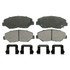 ZX943 by WAGNER - QuickStop Semi-Metallic Disc Brake Pad Set