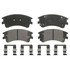 ZX957 by WAGNER - QuickStop Semi-Metallic Disc Brake Pad Set