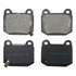 ZX961 by WAGNER - QuickStop Semi-Metallic Disc Brake Pad Set