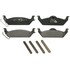 ZX963 by WAGNER - QuickStop Semi-Metallic Disc Brake Pad Set