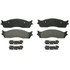 ZX965 by WAGNER - QuickStop Semi-Metallic Disc Brake Pad Set