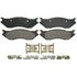 ZX966 by WAGNER - QuickStop Semi-Metallic Disc Brake Pad Set