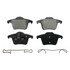 ZX980 by WAGNER - QuickStop Semi-Metallic Disc Brake Pad Set