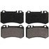 ZX984 by WAGNER - QuickStop Semi-Metallic Disc Brake Pad Set