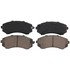 ZD422 by WAGNER - QuickStop Ceramic Disc Brake Pad Set