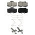 ZD436 by WAGNER - QuickStop Ceramic Disc Brake Pad Set