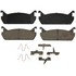 ZD458 by WAGNER - QuickStop Ceramic Disc Brake Pad Set