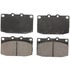 ZD463 by WAGNER - QuickStop Ceramic Disc Brake Pad Set