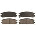 ZD471 by WAGNER - QuickStop Ceramic Disc Brake Pad Set