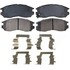 ZD484 by WAGNER - QuickStop Ceramic Disc Brake Pad Set