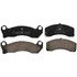 ZD499 by WAGNER - QuickStop Ceramic Disc Brake Pad Set