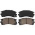 ZD509 by WAGNER - QuickStop Ceramic Disc Brake Pad Set