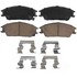 ZD497 by WAGNER - QuickStop Ceramic Disc Brake Pad Set