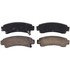 ZD511 by WAGNER - QuickStop Ceramic Disc Brake Pad Set