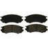 ZD549 by WAGNER - QuickStop Ceramic Disc Brake Pad Set