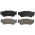 ZD556 by WAGNER - QuickStop Ceramic Disc Brake Pad Set