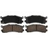 ZD553 by WAGNER - QuickStop Ceramic Disc Brake Pad Set