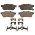 ZD564 by WAGNER - QuickStop Ceramic Disc Brake Pad Set