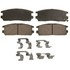 ZD580 by WAGNER - QuickStop Ceramic Disc Brake Pad Set