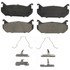 ZD584 by WAGNER - QuickStop Ceramic Disc Brake Pad Set