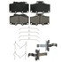 ZD611 by WAGNER - QuickStop Ceramic Disc Brake Pad Set